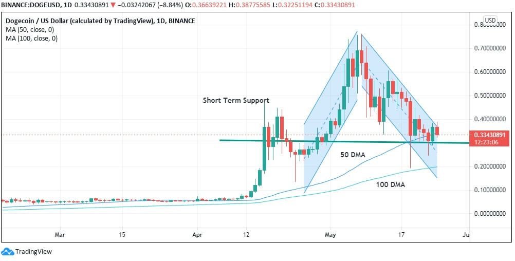 Dogecoin price 