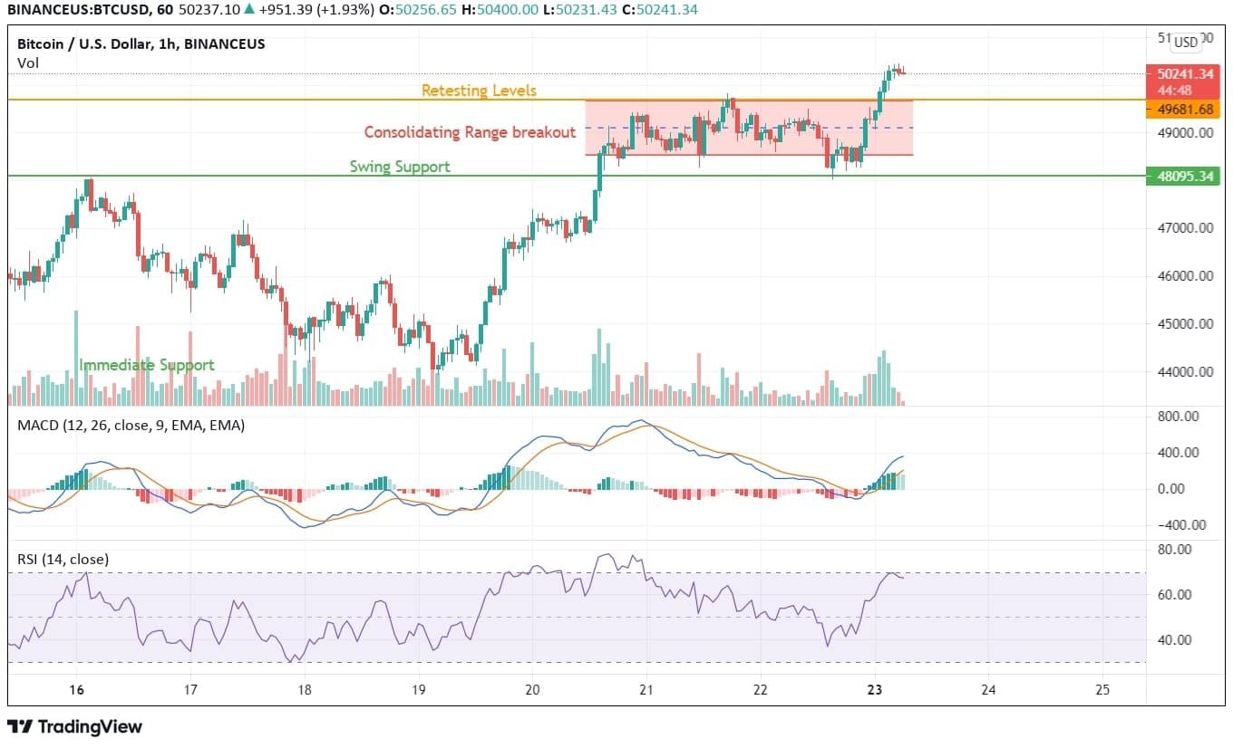 Bitcoin Price Analysis Chart
