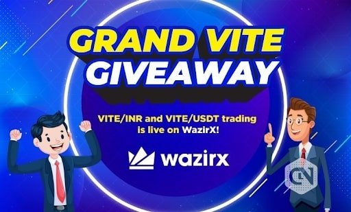 Vite Itemizing + Grand $VITE Giveaway on WazirX Vite Itemizing + Grand $VITE Giveaway on WazirX