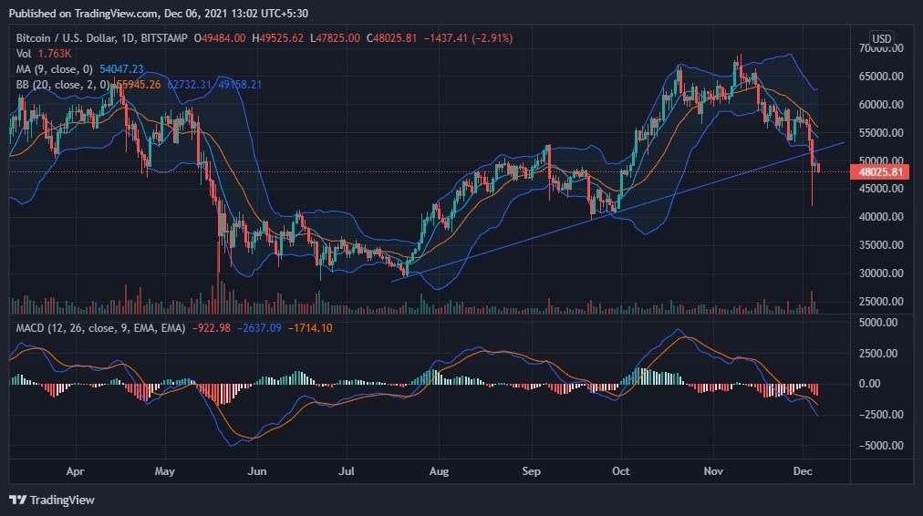 Bitcoin Price Analysis Chart