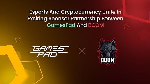 Sponsor Partnership Between GamesPad And BOOM