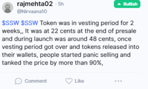Seesaw token price
