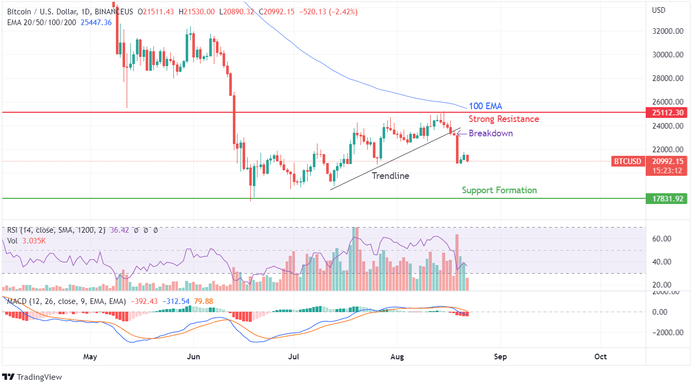 BTC Price Chart