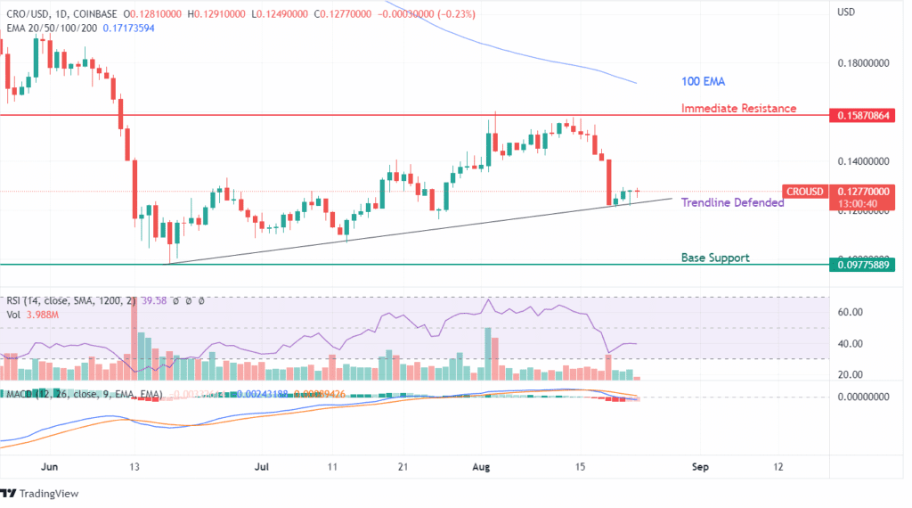 CRO Price Prediction Chart