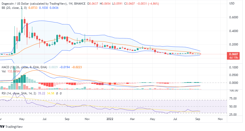 Dogecoin price analysis