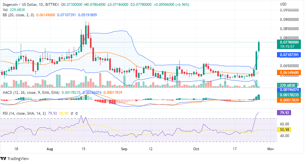 DOGE PRICE CHART
